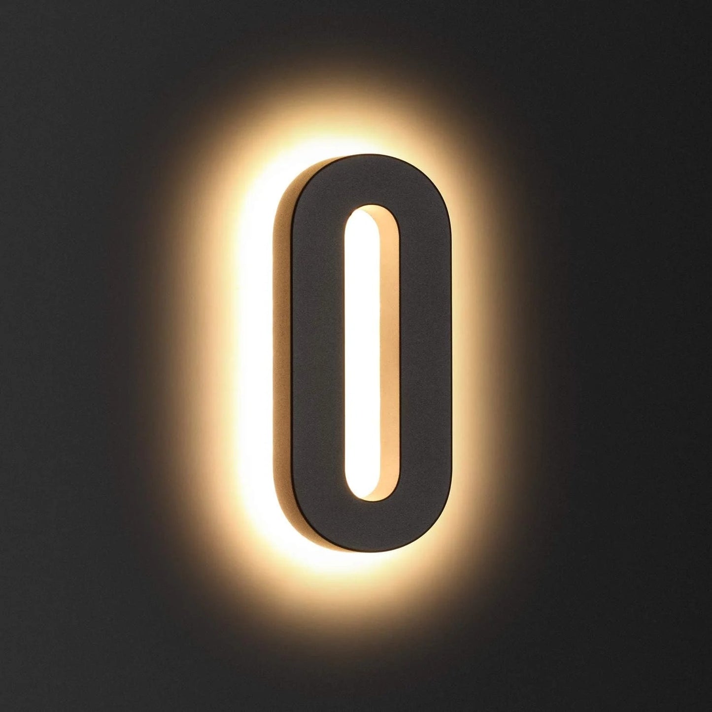 LED House Number & Letter for Outside - Stainless Steel, Floating Home Address Number with Durable, Waterproof