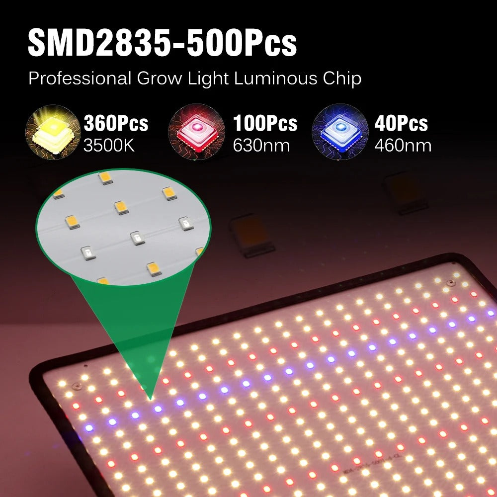1200W 500-LED Grow Lights For Indoor Plants