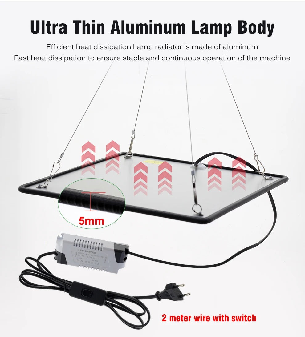 1200W 500-LED Grow Lights For Indoor Plants