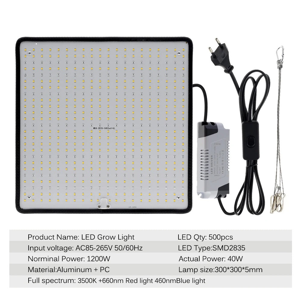 1200W 500-LED Grow Lights For Indoor Plants