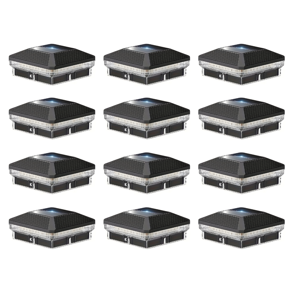 40 LEDs Solar Post Cap Lights 4"x 4"