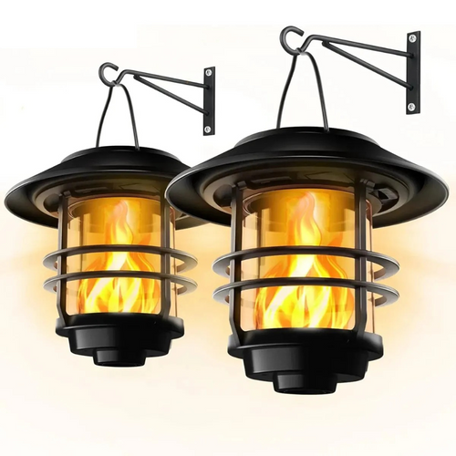FireFly Glow - LED Solar Flame Lights Outdoor Waterproof Flickering Lanterns
