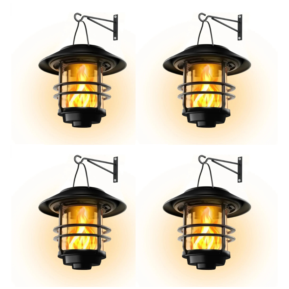 FireFly Glow - LED Solar Flame Lights Outdoor Waterproof Flickering Lanterns