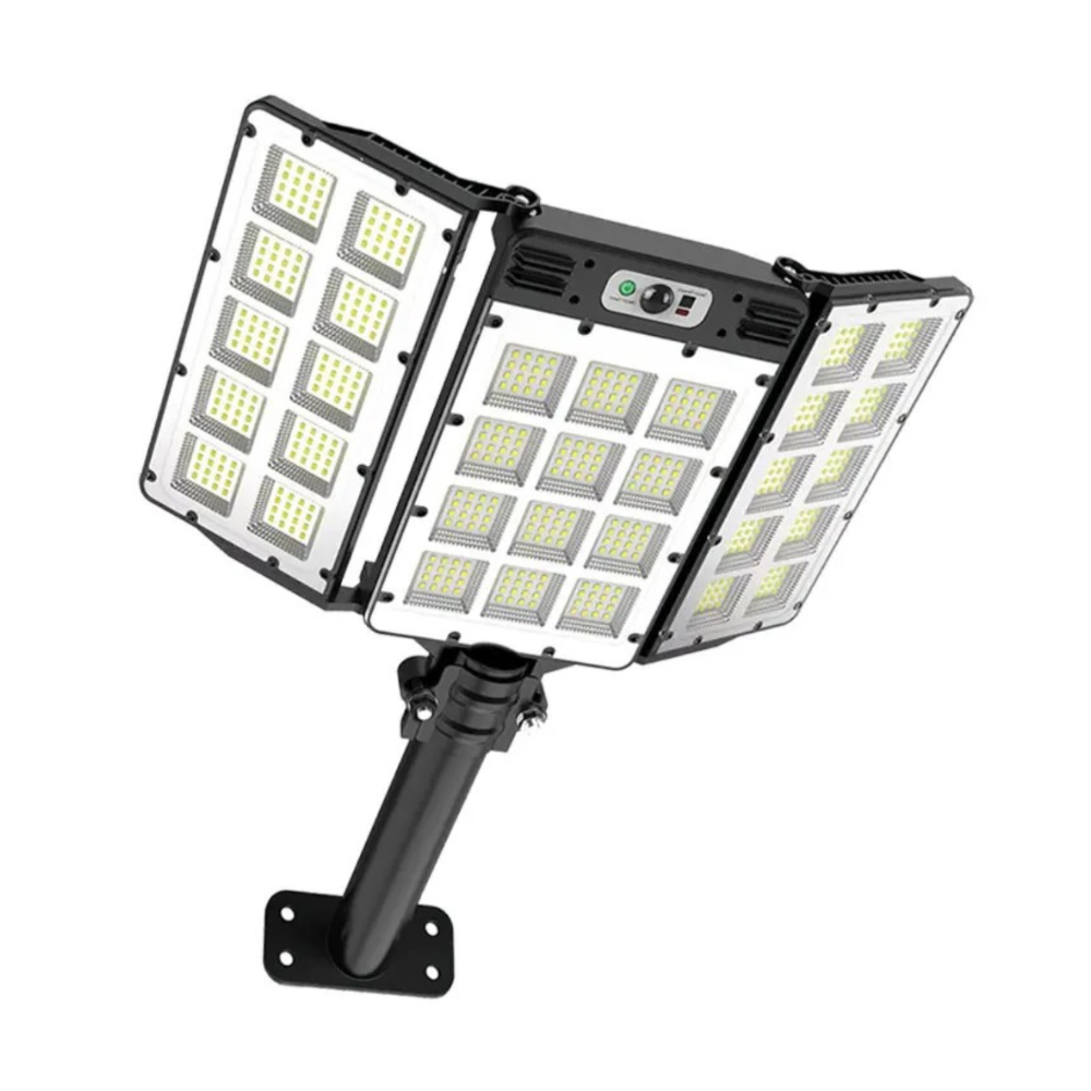 800-LED Solar Street Light Outdoor - Adjustable 3 Modes Motion Sensor Security Lamp, IP65 Waterproof with Remote Control
