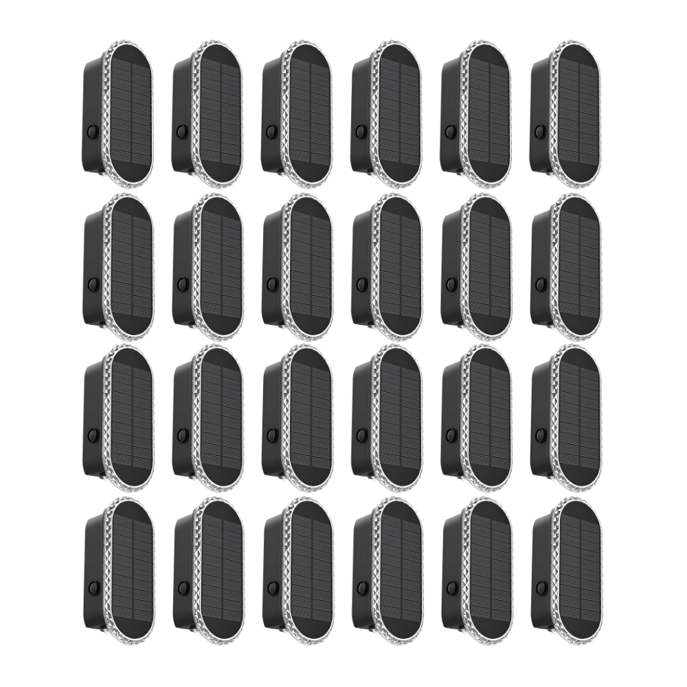 Modern Waterproof Solar Fence Lights - Aesthetic Up Down Lighting for Outdoor Walls & Fences