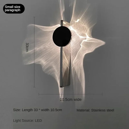 NovaDecor - Minimalist LED Wall Lamp for Bedroom & Living Room