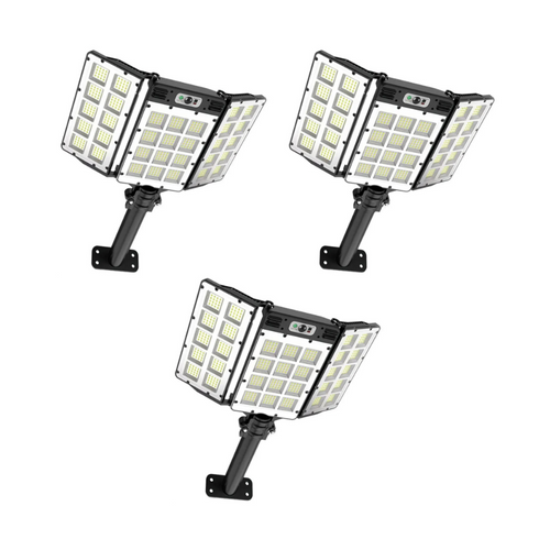 800-LED Solar Street Light Outdoor - Adjustable 3 Modes Motion Sensor Security Lamp, IP65 Waterproof with Remote Control