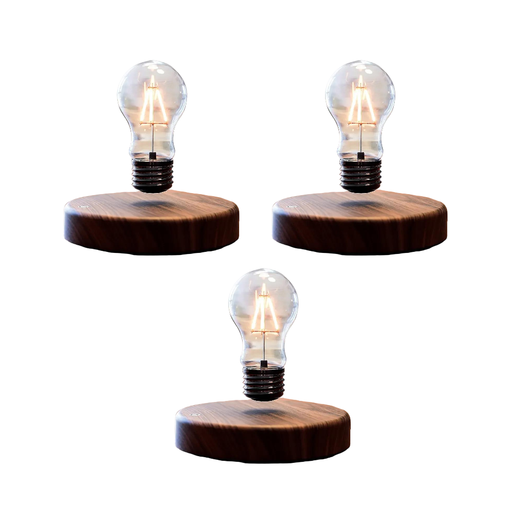 Modern Floating Lamp, 360 Rotation Magnetic Light Bulb for Office, Bedroom, Living Room