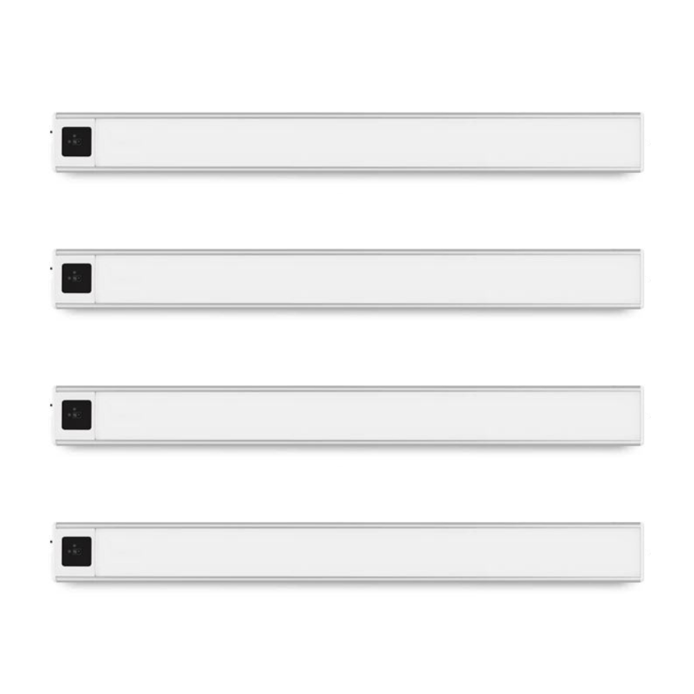 Ultra-thin USB Rechargeable LED Cabinet Light with Motion Sensor - Aluminum Portable Night Lamp