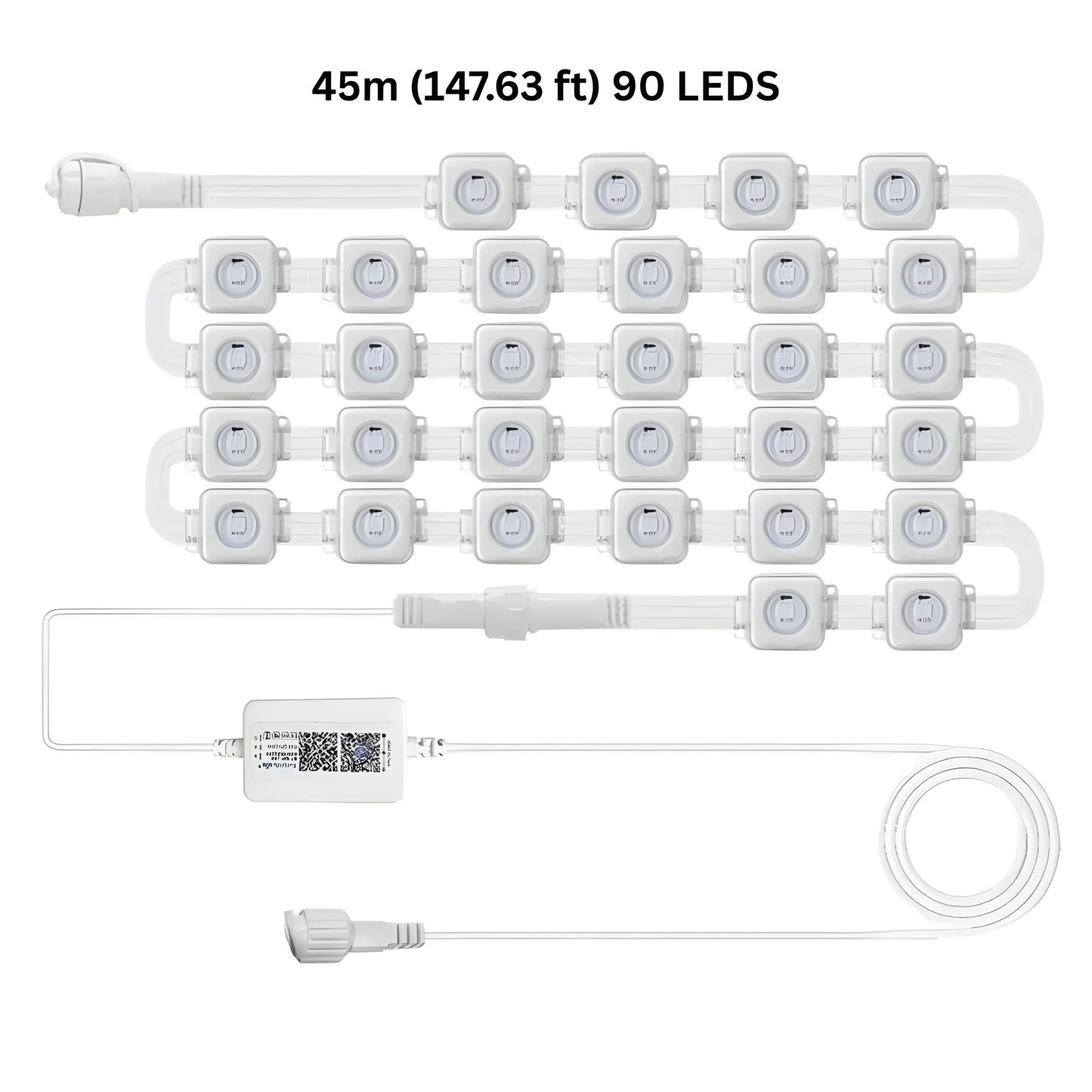 Permanent Outdoor LED Lights - IP65 Waterproof Weather-Resistant RGB Smart Lights for Home Exterior