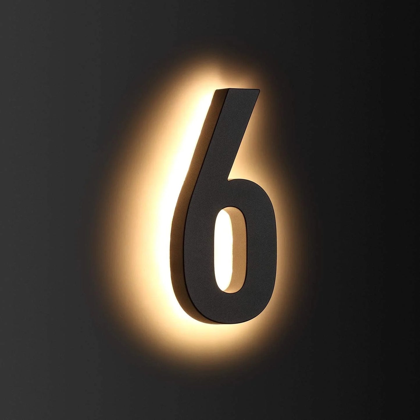 LED House Number & Letter for Outside - Stainless Steel, Floating Home Address Number with Durable, Waterproof