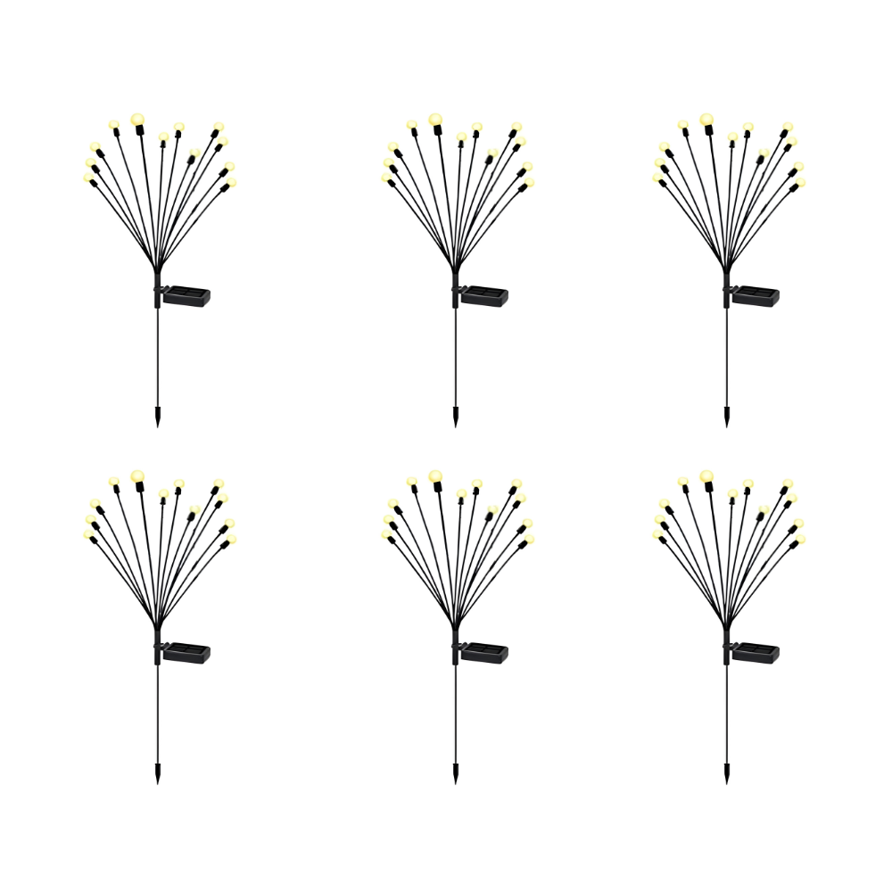EcoGlow - 10 LEDs Solar Swaying Lights Outdoor Waterproof Garden Decor