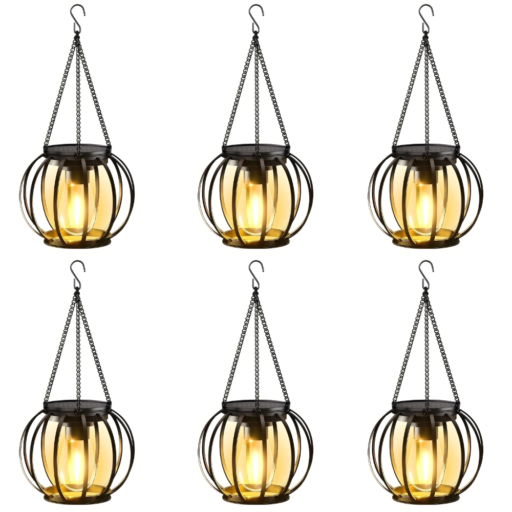 BrightGlow - Hanging Solar Lights Outdoor Decor Waterproof