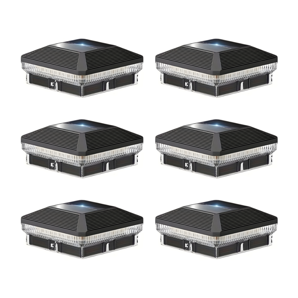 40 LEDs Solar Post Cap Lights 4"x 4"