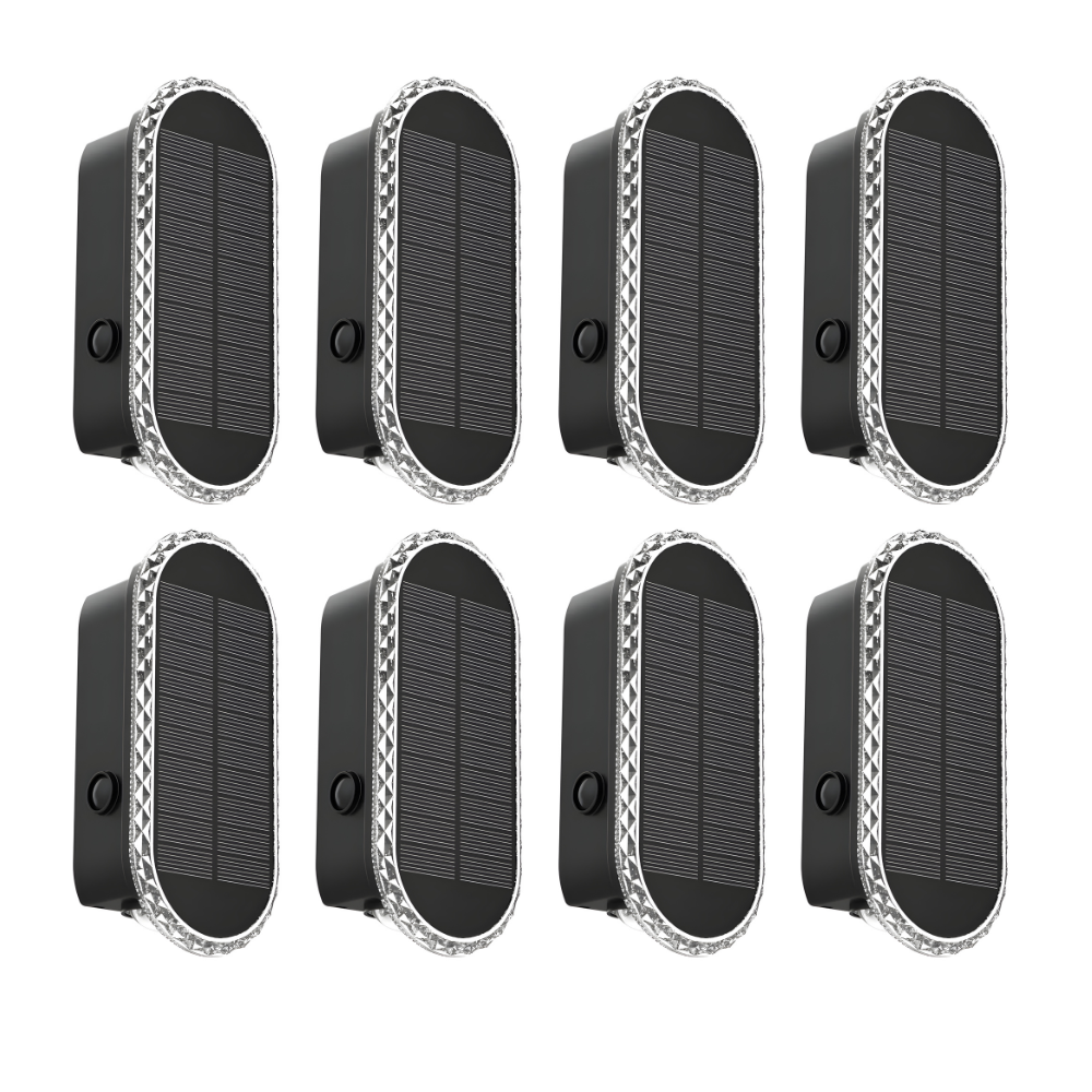 Modern Waterproof Solar Fence Lights - Aesthetic Up Down Lighting for Outdoor Walls & Fences