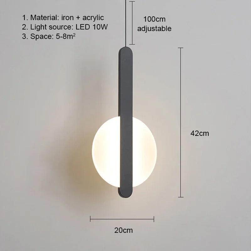 LuminaFlex LED Hanging Light Fixture for Modern Home Decor