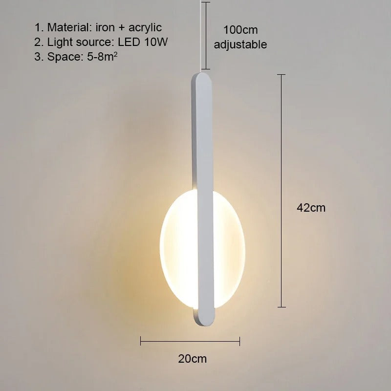 LuminaFlex LED Hanging Light Fixture for Modern Home Decor