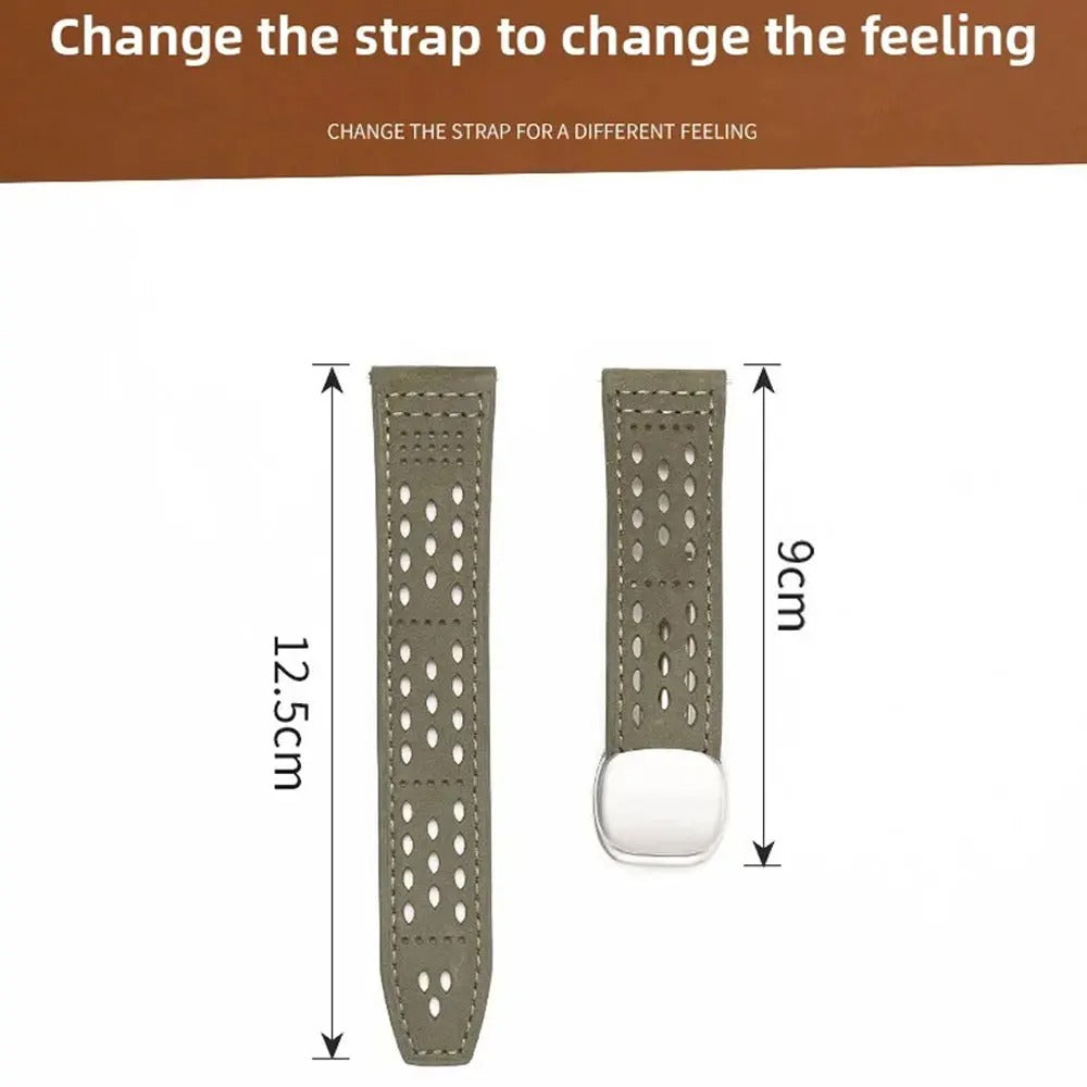 Aegis Bands - Magnetic Leather Watch Strap for Apple Watch 38–49mm