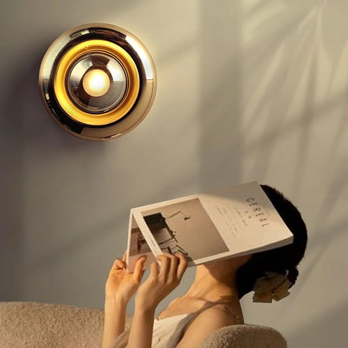 Artiva - Bauhaus LED Glass Wall Sconce – Modern Light Fixture