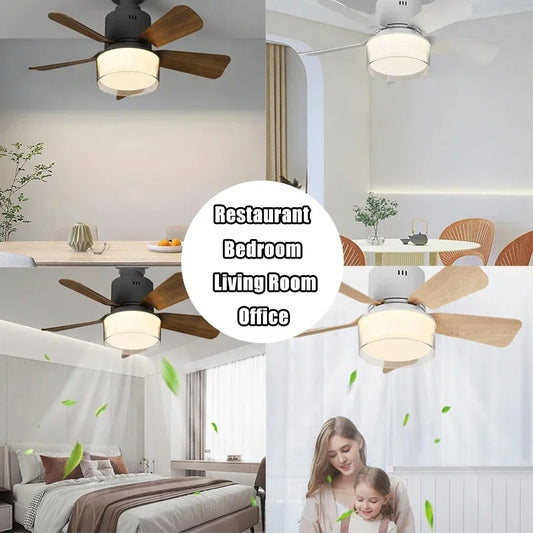 AuraFlow - Modern LED Ceiling Fan with Light & Remote Control