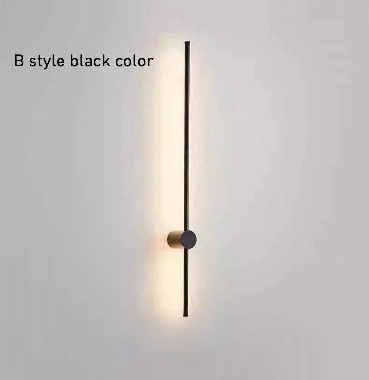 LumiModern - Minimalist Rotation LED Long Wall Lamp - Dimmable, Modern Design