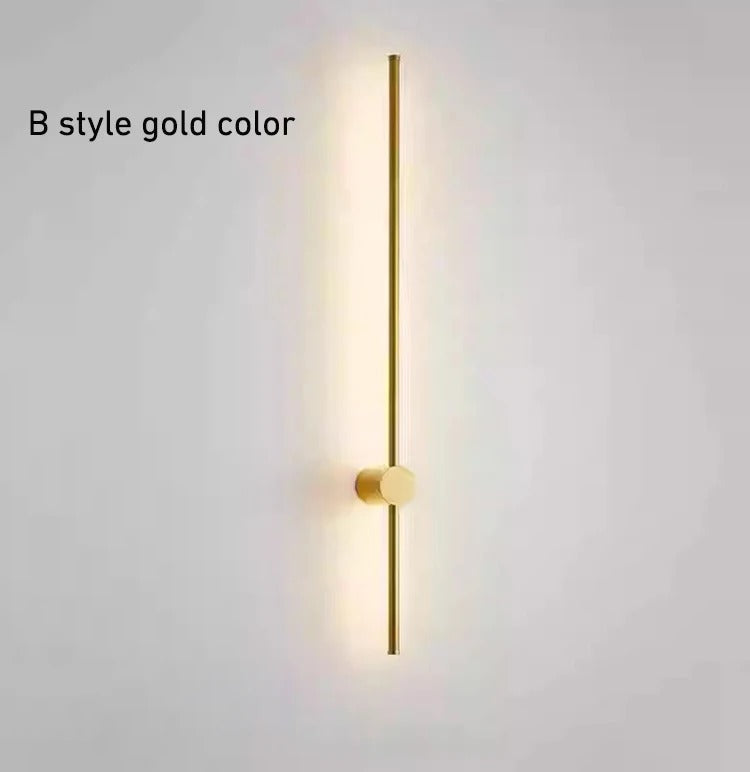 LumiModern - Minimalist Rotation LED Long Wall Lamp - Dimmable, Modern Design