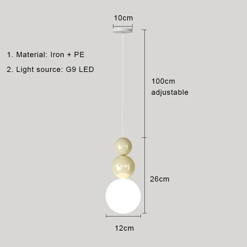 Symphony Lighting Cream Style LED Hanging Light for Home Interiors