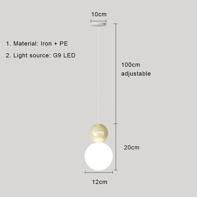 Symphony Lighting Cream Style LED Hanging Light for Home Interiors