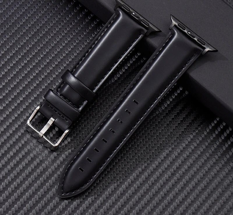 LuxeStrap - Genuine Leather Strap for Apple Watch Ultra & Series 4–9 SE