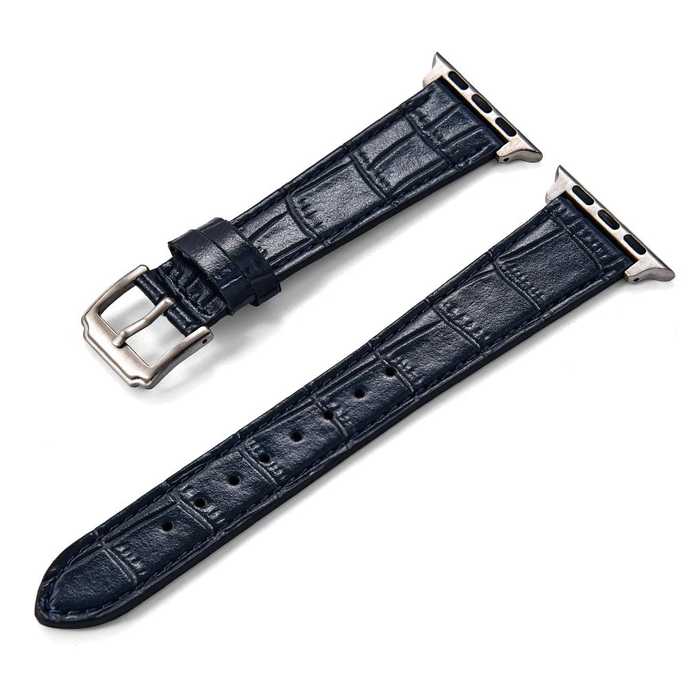 LuxuryCrafted - Bamboo Pattern Leather Strap for Apple Watch