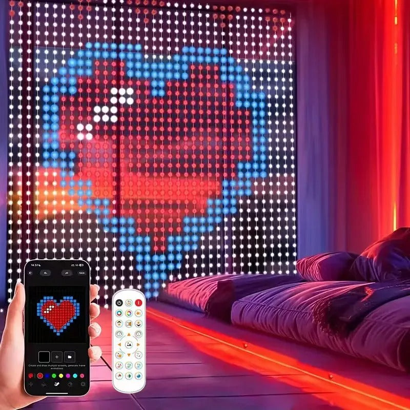 Brightify - 400LED Smart Curtain String Lights with App & Music Sync