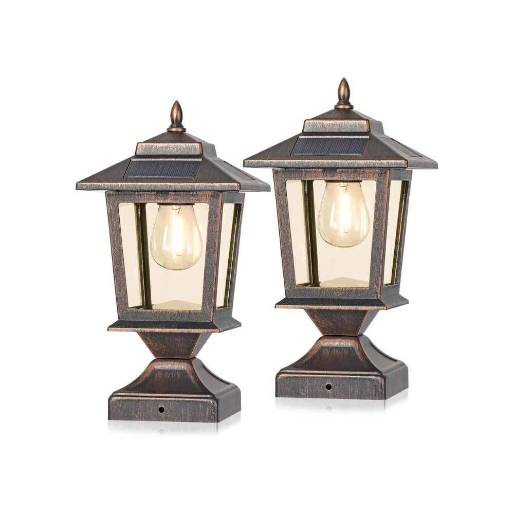 BrightGuard - Solar Lights for 4x4 Posts – Waterproof Outdoor Lamps