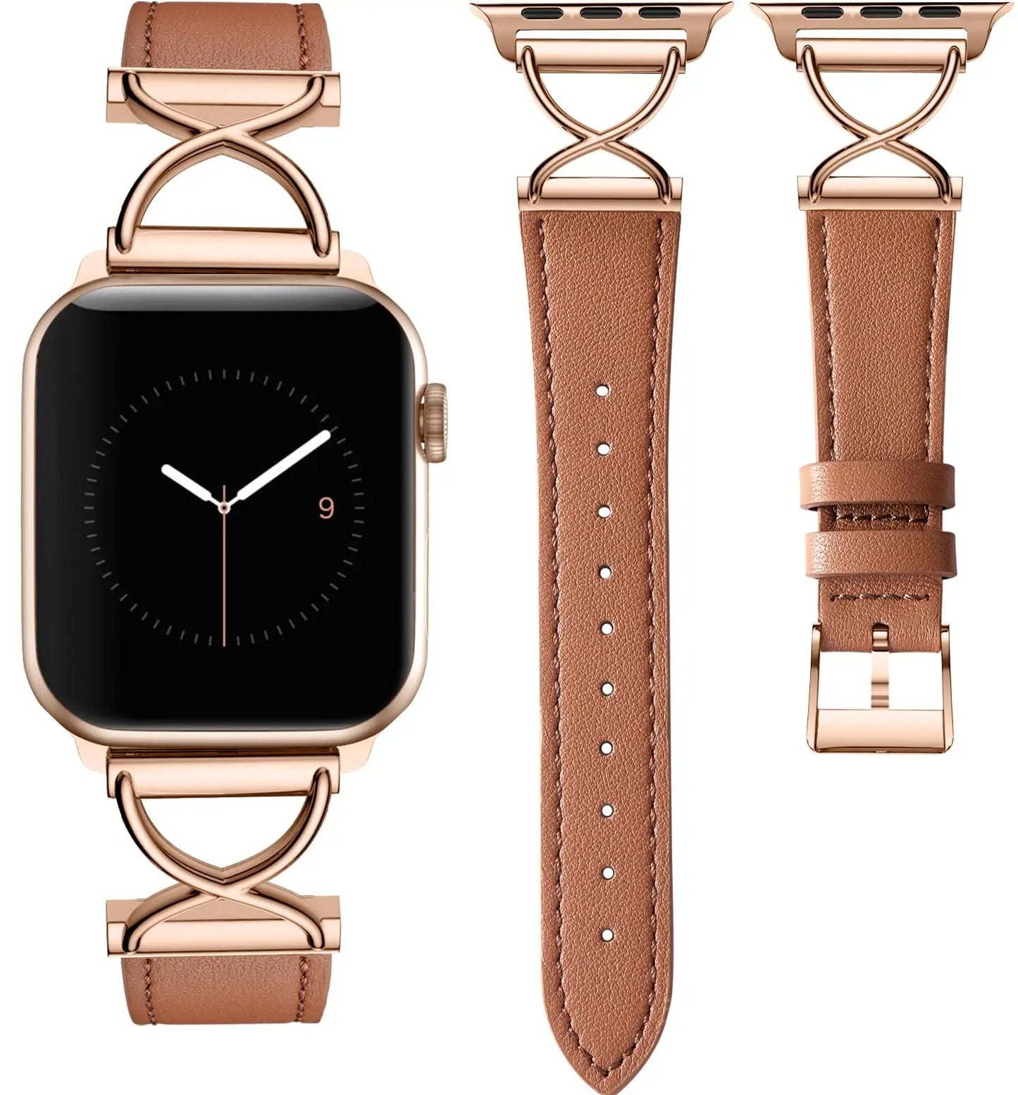 Apex Lux - Leather Watch Strap for Apple Watch Ultra & Series 1–11, SE