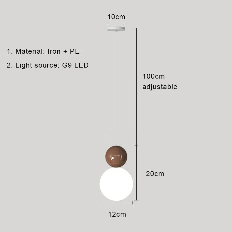 Symphony Lighting Cream Style LED Hanging Light for Home Interiors