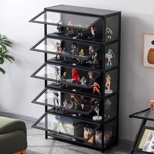 Collector's Showcase - 5-Tier Acrylic Display Cabinet for Collectibles & Toys