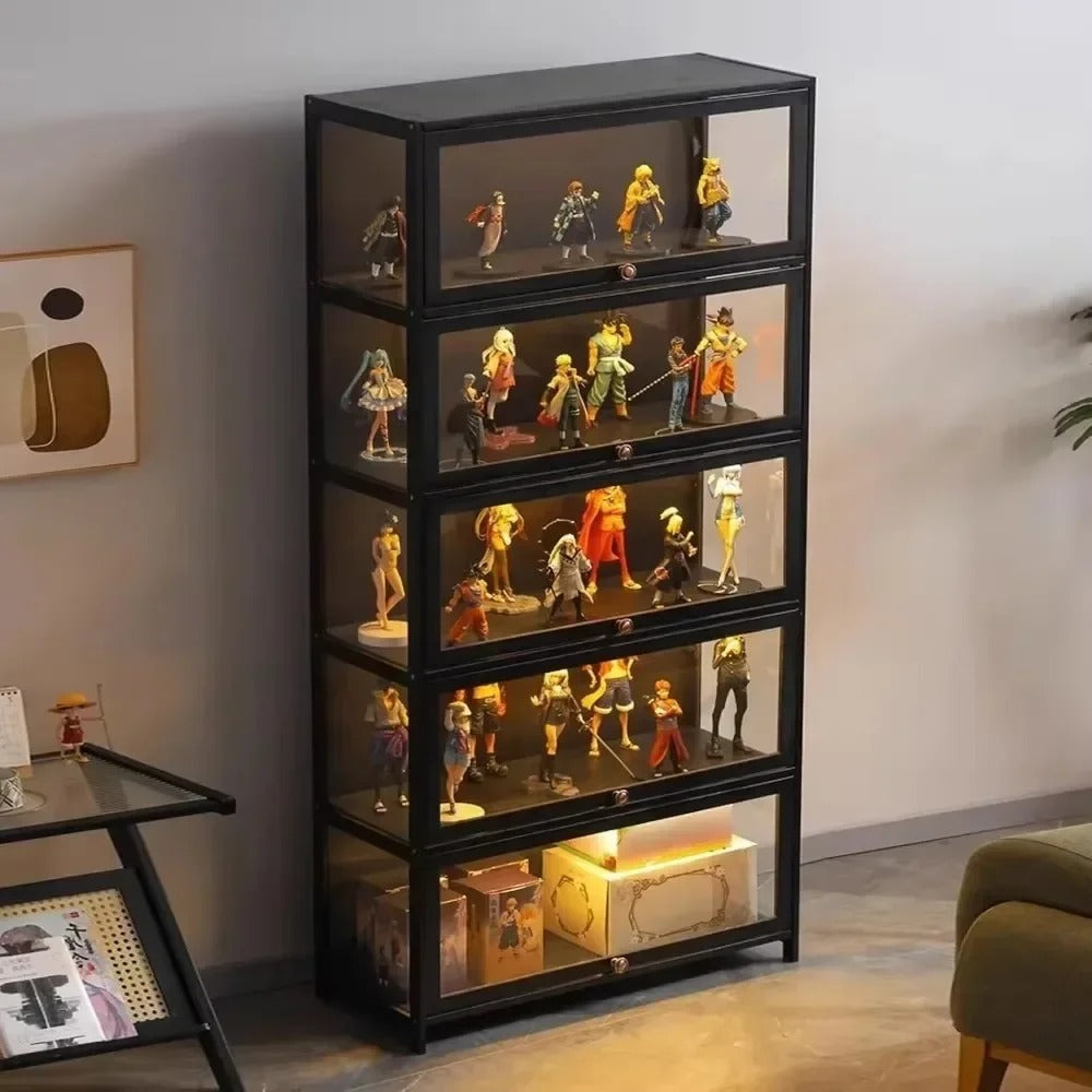 Collector's Showcase - 5-Tier Acrylic Display Cabinet for Collectibles & Toys
