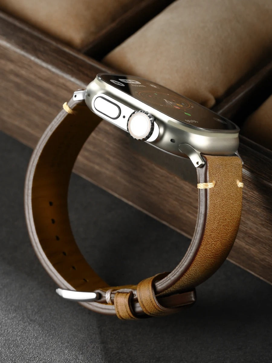 Crafted - Premium Leather Strap for Apple Watch Ultra & Series