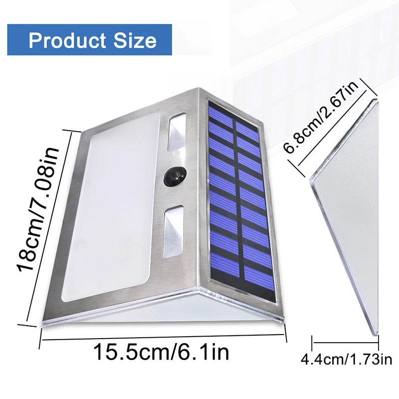 Customizable Solar House Number Light - Stainless Steel 200LM LED with Motion Sensor for Home Garden Door