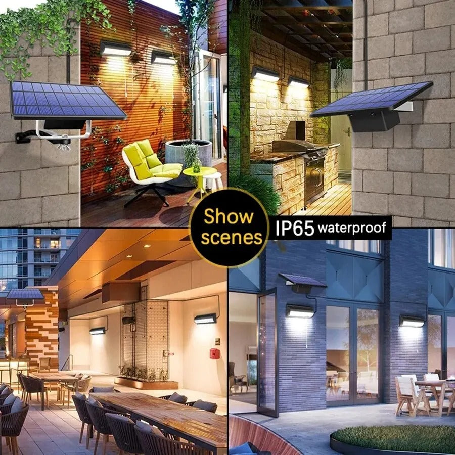 EcoBright - Solar Pendant Light with Pull Switch for Indoor & Outdoor Use