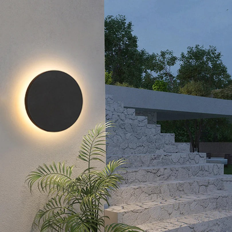 EcoBright Outdoor LED Wall Light - Waterproof & Modern for Porch or Garden