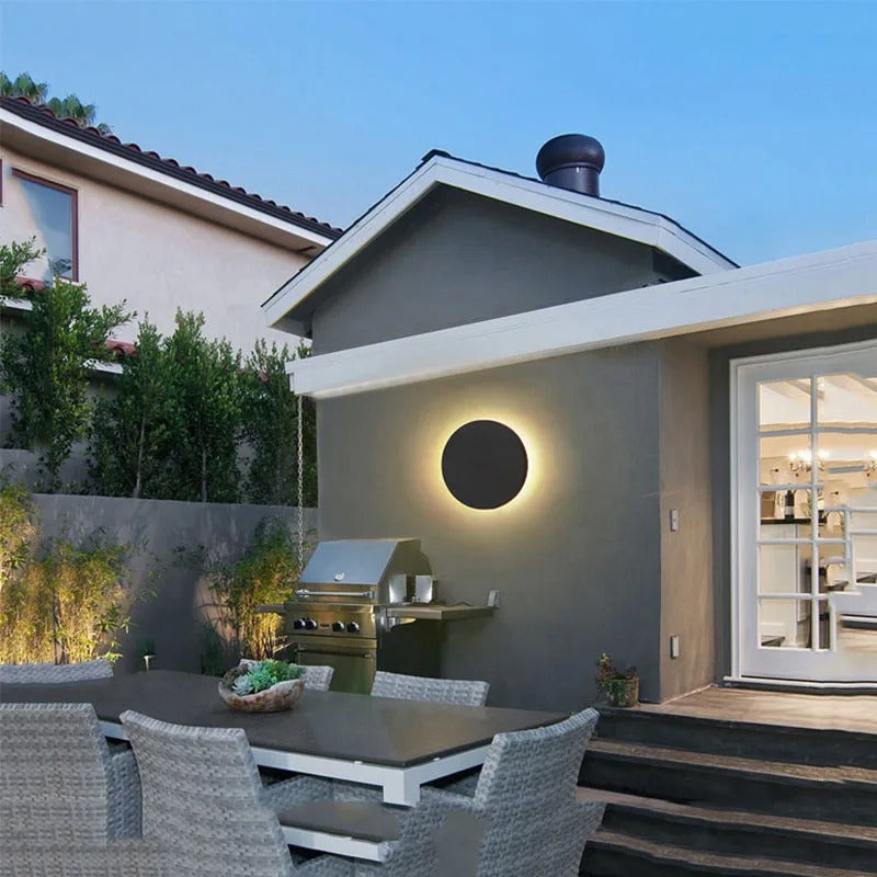 EcoBright Outdoor LED Wall Light - Waterproof & Modern for Porch or Garden