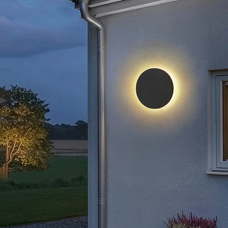 EcoBright Outdoor LED Wall Light - Waterproof & Modern for Porch or Garden