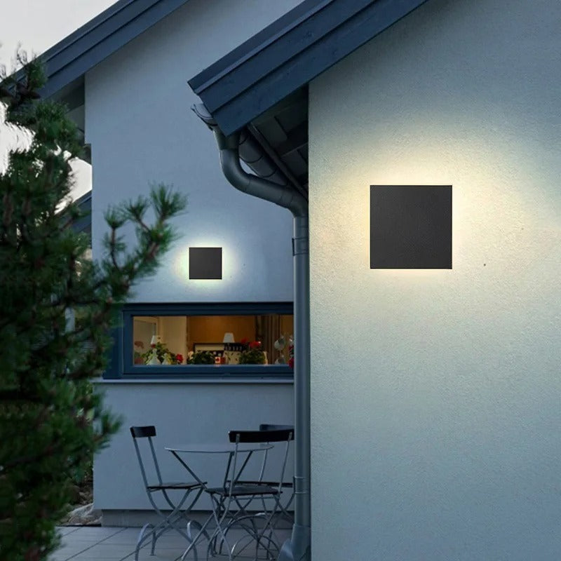 EcoBright Outdoor LED Wall Light - Waterproof & Modern for Porch or Garden