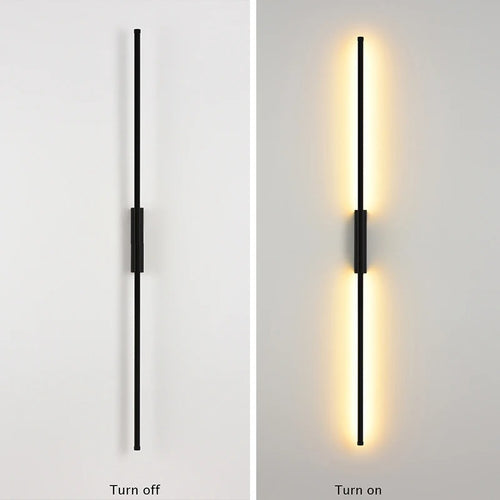 ElegaLight Minimalist Tube Linear LED Wall Lamp - Modern Indoor Lighting