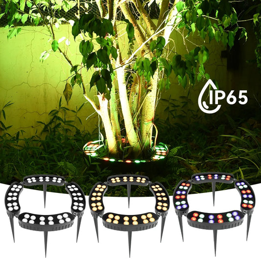 EnviroGlow - LED Tree Hugging Outdoor Lamp, Waterproof Garden Light