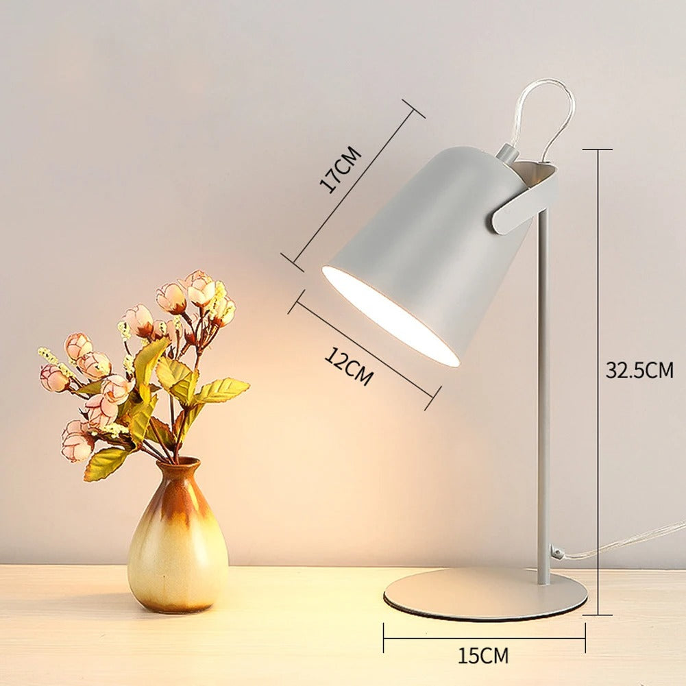 LumiModern - Nordic Macaron Table Lamp for Aesthetic & Cozy Lighting