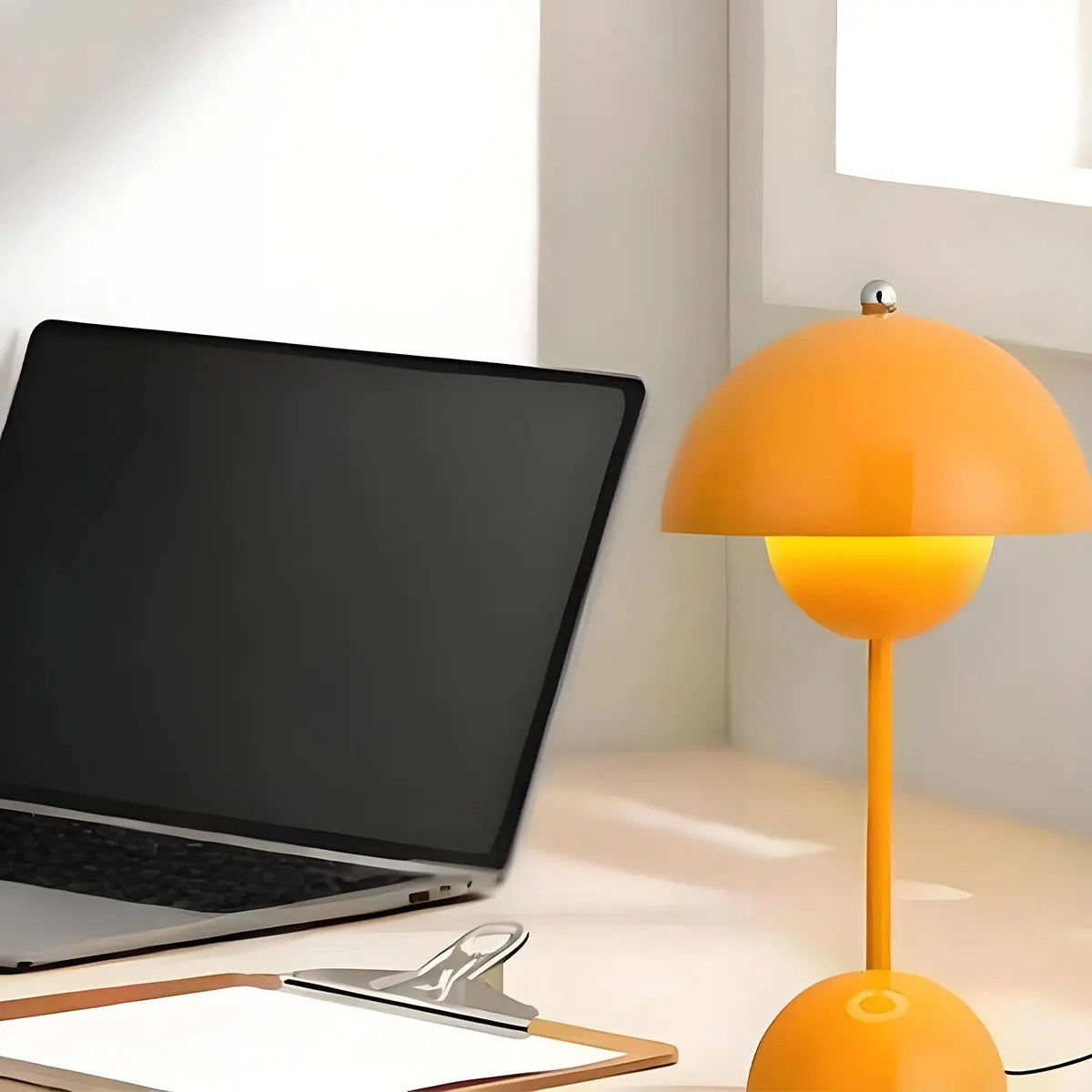 Home Decor Hub - Modern Mushroom LED Table Lamps, Rechargeable Touch Night Light