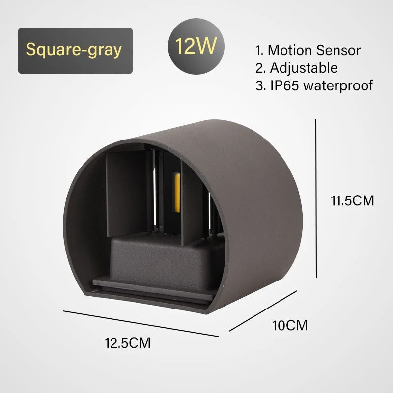 SleekGlow - IP65 Waterproof LED Wall Light for Entrance & Corridor