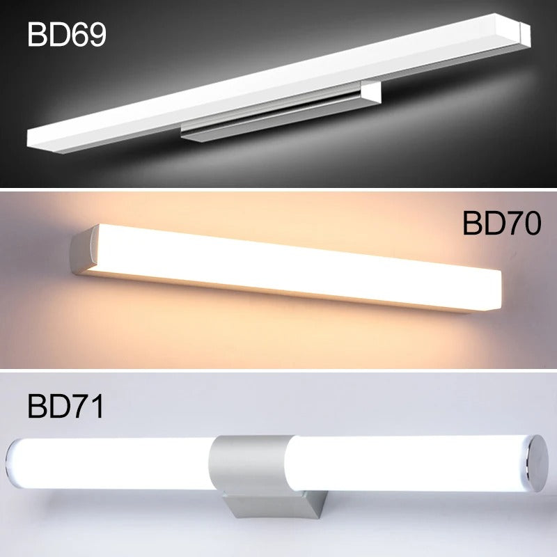 Illuminate Modern LED Wall Lamp with Anti-Fog Mirror Light