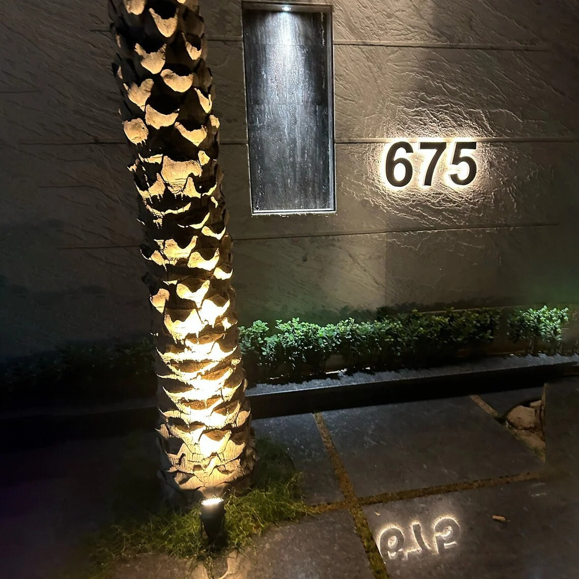 LED House Number & Letter for Outside - Stainless Steel, Floating Home Address Number with Durable, Waterproof